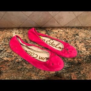 Sam Edelman Felicia fuchsia flats Sz 9 new no box